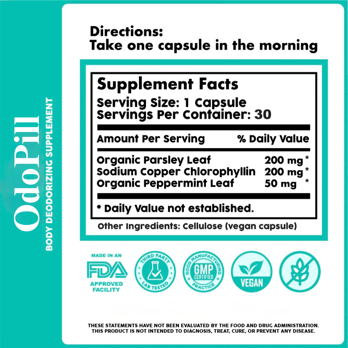 OdoPill Body Deodorizer
